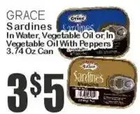 Key Food Grace sardines offer