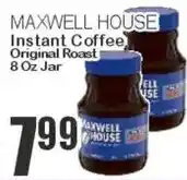 Key Food Maxwell House instant coffee original roast offer