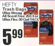 Key Food Hefty trash bags offer