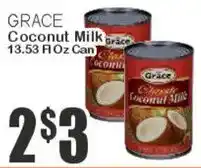 Key Food Grace coconut milk offer