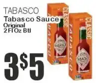 Key Food Tabasco Tabasco Sauce Original offer