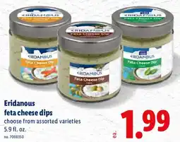 Lidl Eridanous feta cheese dips offer