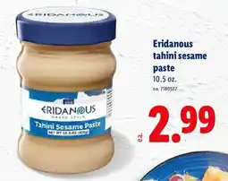 Lidl Eridanous tahini sesame paste offer