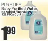 Key Food Pure Life baby purified water offer