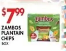 Compare Foods Zambos Plantain Chips offer