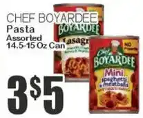 Key Food Chef boyardee pasta assorted offer