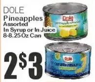 Key Food Dole pineapples assorted offer