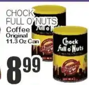 Key Food Chock Full o' Nuts Coffee Original offer