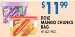 Compare Foods Dole mango chunks bag offer