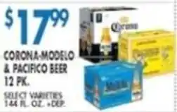 Compare Foods Corona-Modelo & Pacifico Beer offer