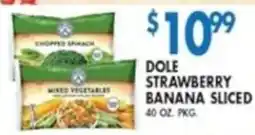 Compare Foods Dole strawberry banana sliced offer