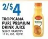 Compare Foods Tropicana pure premium drink juice offer