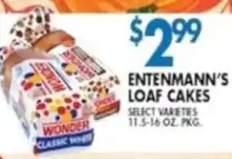Compare Foods Entenmann's loaf cakes offer
