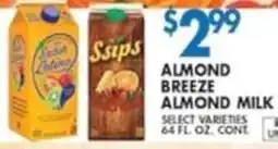 Compare Foods Ssips Almond Breeze Almond Milk offer