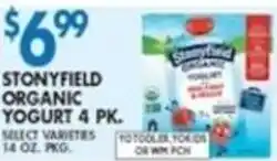 Compare Foods Stonyfield organic yogurt offer