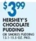 Compare Foods Hershey's chocolate pudding offer