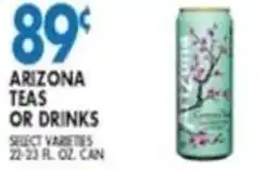 Compare Foods Arizona teas or drinks offer