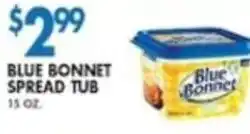 Compare Foods Blue Bonnet spread tub offer