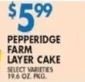 Compare Foods Pepperidge Farm Layer Cake offer