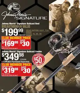 Cabela's Johnny Morris signature baitcast reel offer