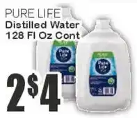 Key Food Pure Life Distilled Water offer