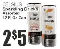 Key Food Celsius sparkling drinks offer