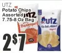 Key Food Utz potato chips assorted offer