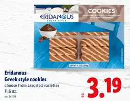 Lidl Eridanus Greek style cookies offer