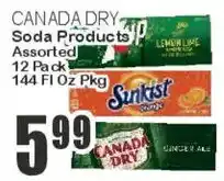 Key Food Canada Dry Soda Products Assorted offer