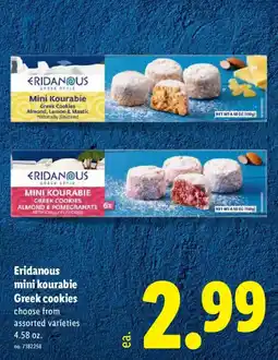Lidl Eridanous mini kourabie Greek cookies offer