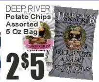 Key Food Deep river potato chips assorted offer