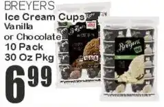 Key Food Breyers ice cream cups offer