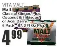 Key Food Vita Malt Malt offer