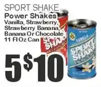 Key Food Sport Shake Power Shakes offer