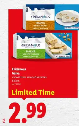 Lidl Eridanous halva offer