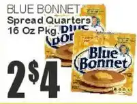 Key Food Blue Bonnet Spread Quarters offer