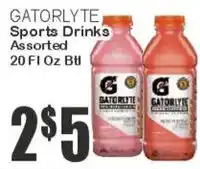 Key Food Gatorlyte sports drinks offer
