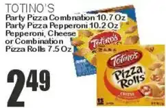 Key Food Totino's party pizza combination or pepperoni cheese pizza rolls offer