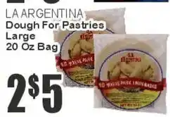 Key Food La Argentina dough for pastries offer