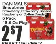 Key Food Danimals smoothies offer