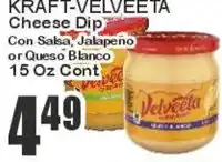 Key Food Kraft-Velveeta Cheese Dip offer