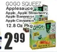 Key Food Gogo Squeeze Applesauce offer
