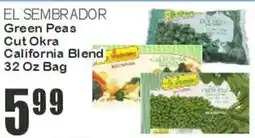Key Food El Sembrador Green Peas Cut Okra California Blend offer