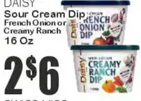 Key Food Daisy sour cream dip offer