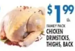 Compare Foods Family Pack Chicken Drumsticks, Thighs, Back offer
