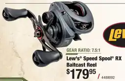 Cabela's Lew's Speed Spool RX Baitcast Reel offer
