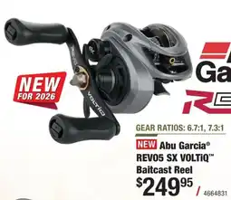 Cabela's Abu Garcia REVO5 SX VOLTiQ Baitcast Reel offer