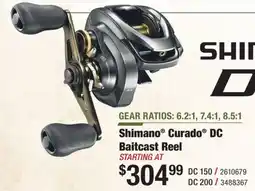 Cabela's Shimano Curado DC Baitcast Reel offer