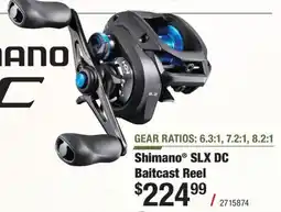 Cabela's Shimano SLX DC Baitcast Reel offer