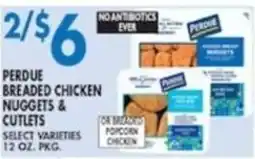Compare Foods Perdue breaded chicken nuggets & cutlets offer